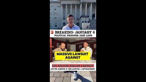 🚨 BREAKING: We just filed a HUGE $25 MILLION DOLLAR LAWSUIT on Christopher Wray & FBI !!! 🔥