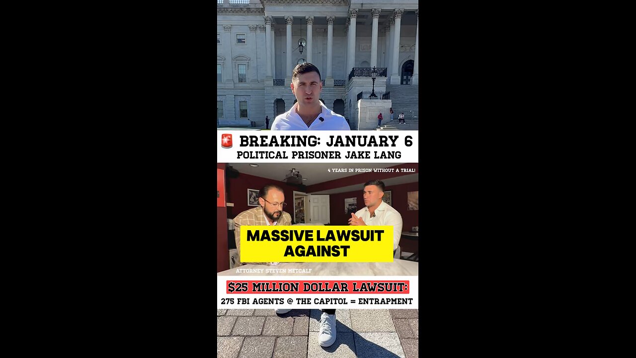 🚨 BREAKING: We just filed a HUGE $25 MILLION DOLLAR LAWSUIT on Christopher Wray & FBI !!! 🔥