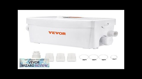 VEVOR Macerator Pump 350W 6000 L/h Flow 23 ft/7 m Head Macerator Review