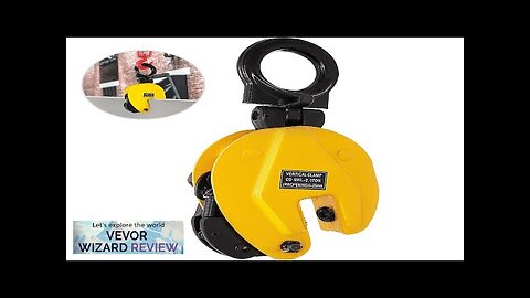 VEVOR 2T Plate Clamp 4400Lbs Plate Lifting Clamp Jaw Opening 0.6 inch Review