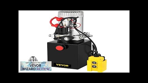 VEVOR Hydraulic Power Unit Single Acting Hydraulic Pump 4 Quart Dump Truck Review