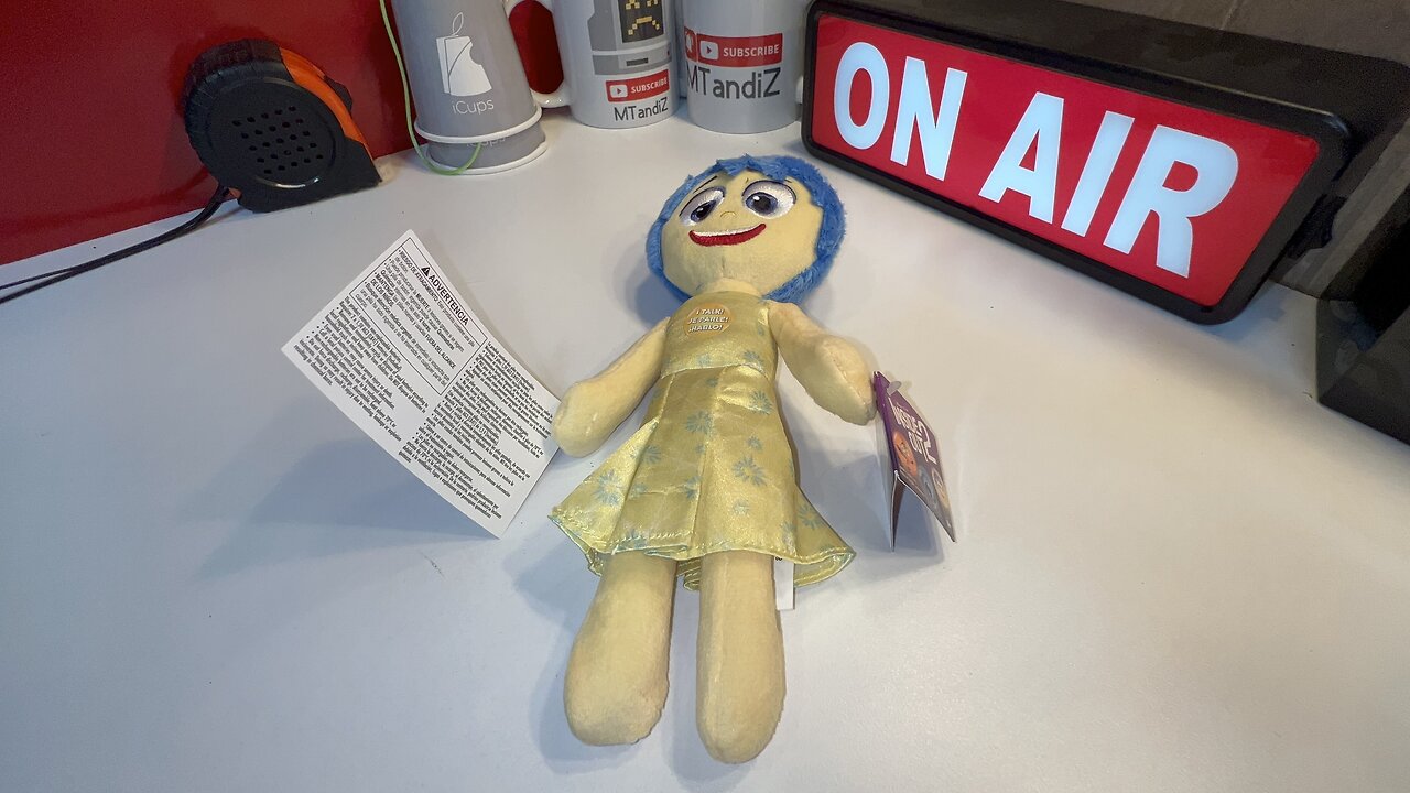 UnBagging Look at Inside Out 2 Talk It Out Small Plush - Joy, Kids Toys for Ages 3 Up by Just Play