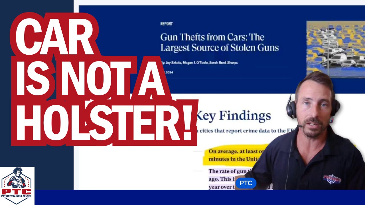 Your Car Is NOT a Holster (Stop Doing This)