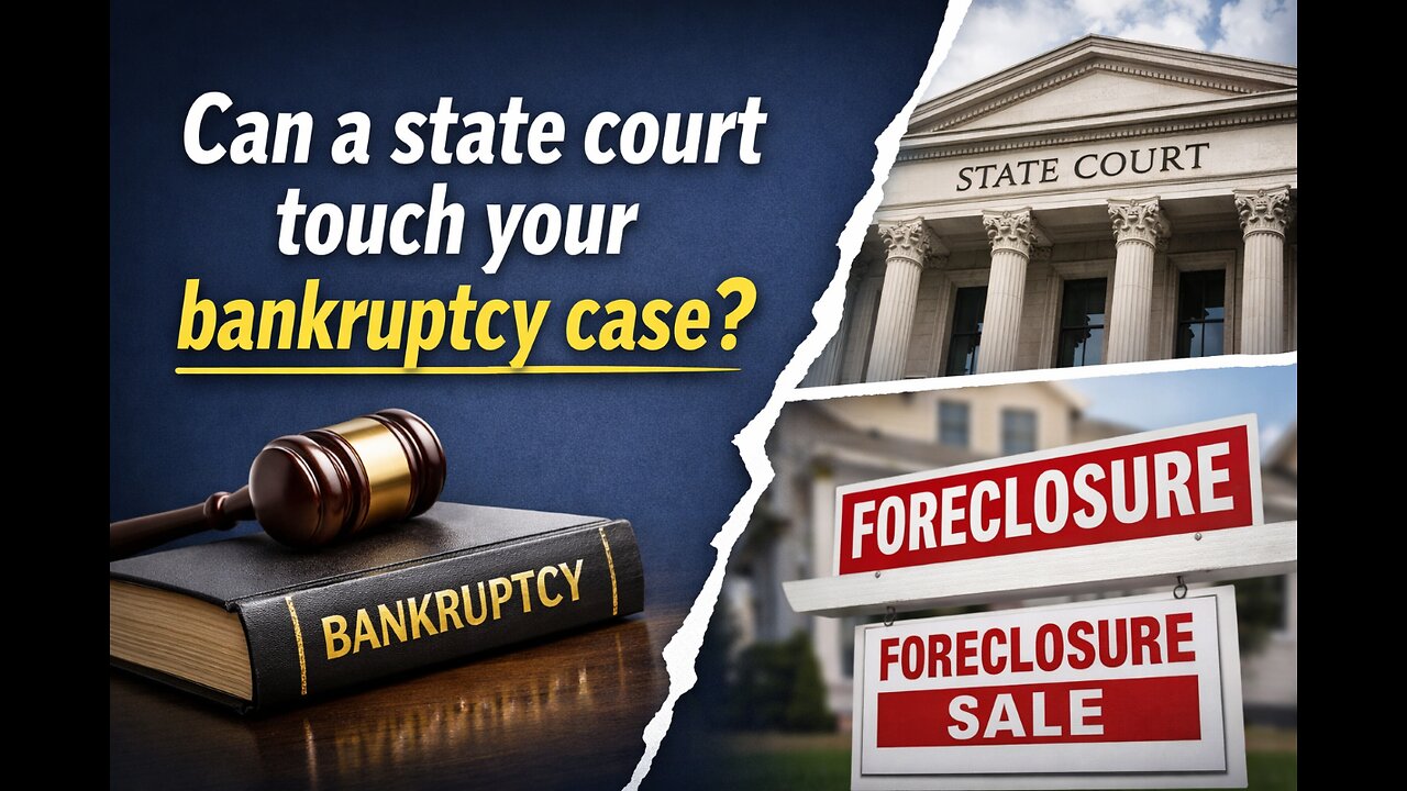 Foreclosure Still Moving In State Court After You Filed B. K.