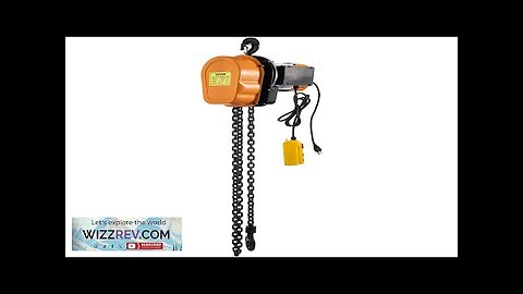 VEVOR Lift Electric Hoist Electric Winch 2200lbs Remote Control 10ft Lift Height Review