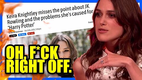 Keira Knightley ATTACKED by The Mary Sue Over Harry Potter Role?! | Clownfish TV