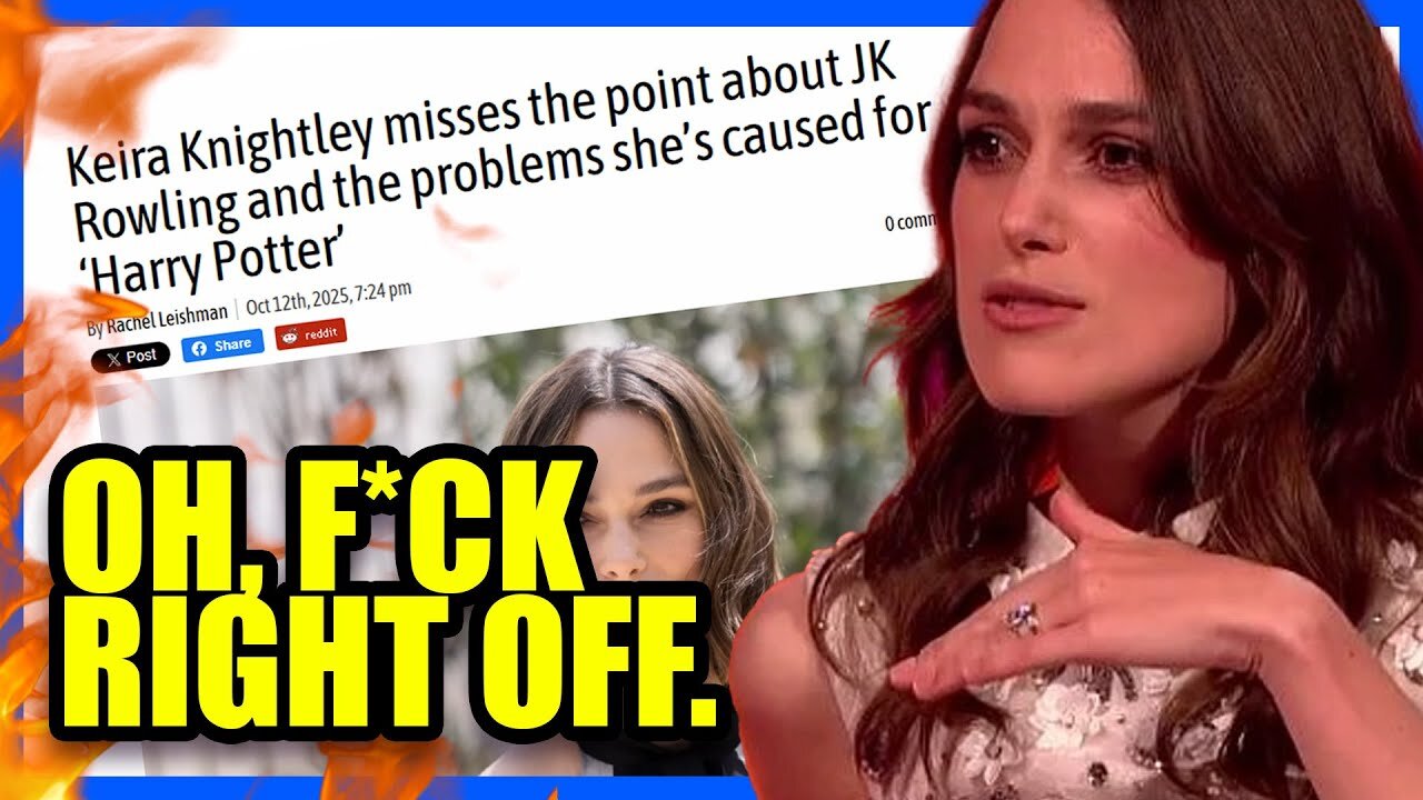 Keira Knightley ATTACKED by The Mary Sue Over Harry Potter Role?! | Clownfish TV