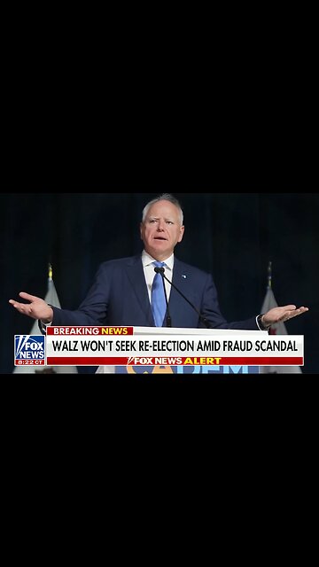 BREAKING: Tim Walz Will NOT Seek Re-election