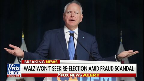 BREAKING: Tim Walz Will NOT Seek Re-election