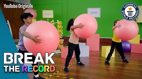 Breaking A GUINESS WORLD RECORDS title With Swiss Balls