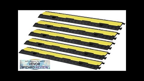 VEVOR 5 PCs Cable Protector Ramp 2 Channel 12000 lbs Load Wire Review