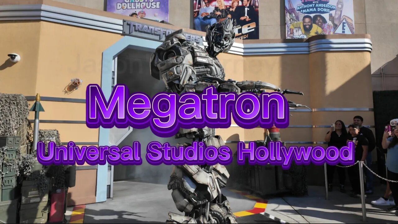 Megatron Takes Over Universal Studios Hollywood!