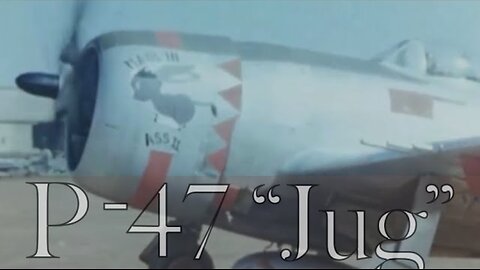 P-47 "Jug" FORWARD AIRFIELD from 1945 (George Stevens) & Luftwaffe He-111 training film from 1943