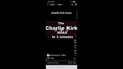 CHARLIE KIRK HOAX EXPLAINED IN A MINUTES