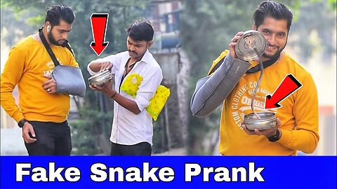 Fake Snake Prank | Prakash Peswani |.