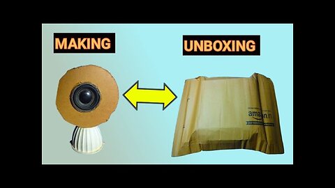 speaker making and unboxing
