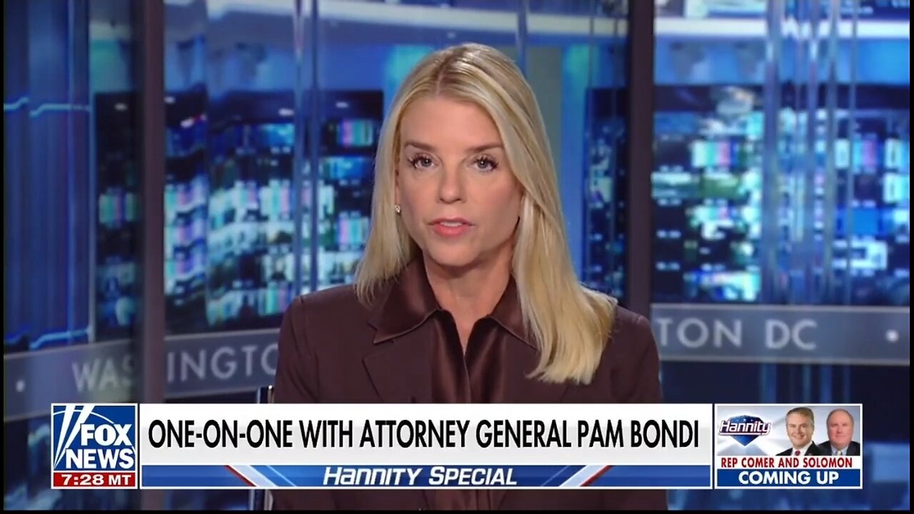 AG Bondi: James Comey Is Just The Beginning