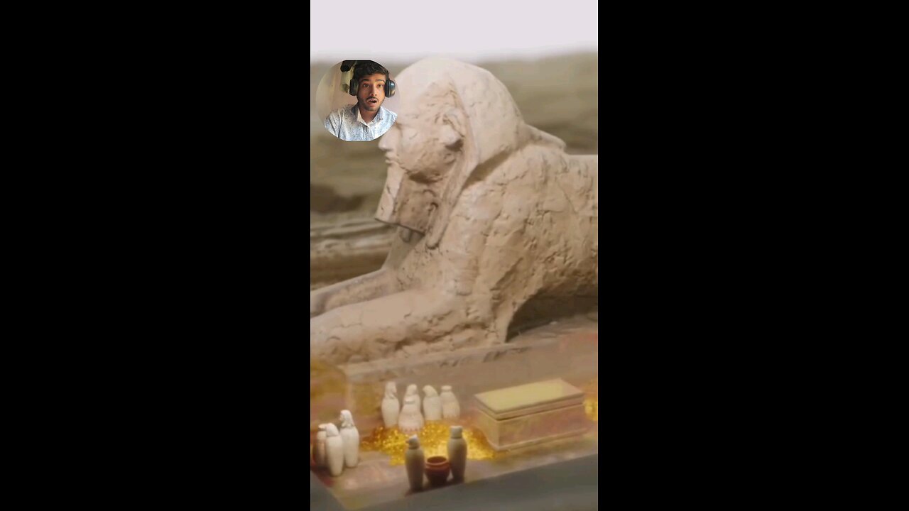 mrbeast vs the pyramids half man and half lion 😱