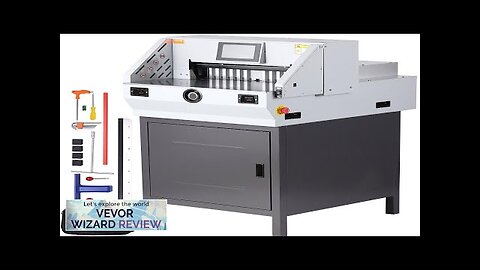 VEVOR Electric Paper Cutter Heavy Duty Paper Trimmer 19" /482.6mm Cutting Width Review