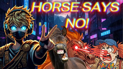Horses that just Don't Care - Horse says No1