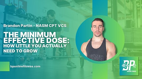 Livestream Discussion - Minimum Effective Dose in Weightlifting