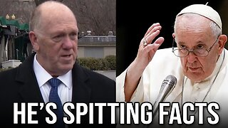 Border Czar Tom Homan FIRES BACK at the Pope after he DEMONIZED Trump's deportation policies