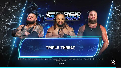 WWE 2K25 - Jacob Fatu vs. Bronson Reed vs. Braun Strowman