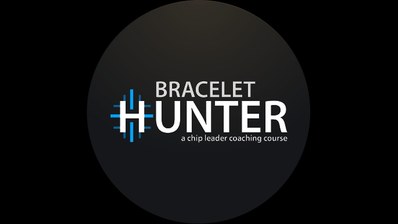 CHIP LEADER COACHING BRACELET HUNTER