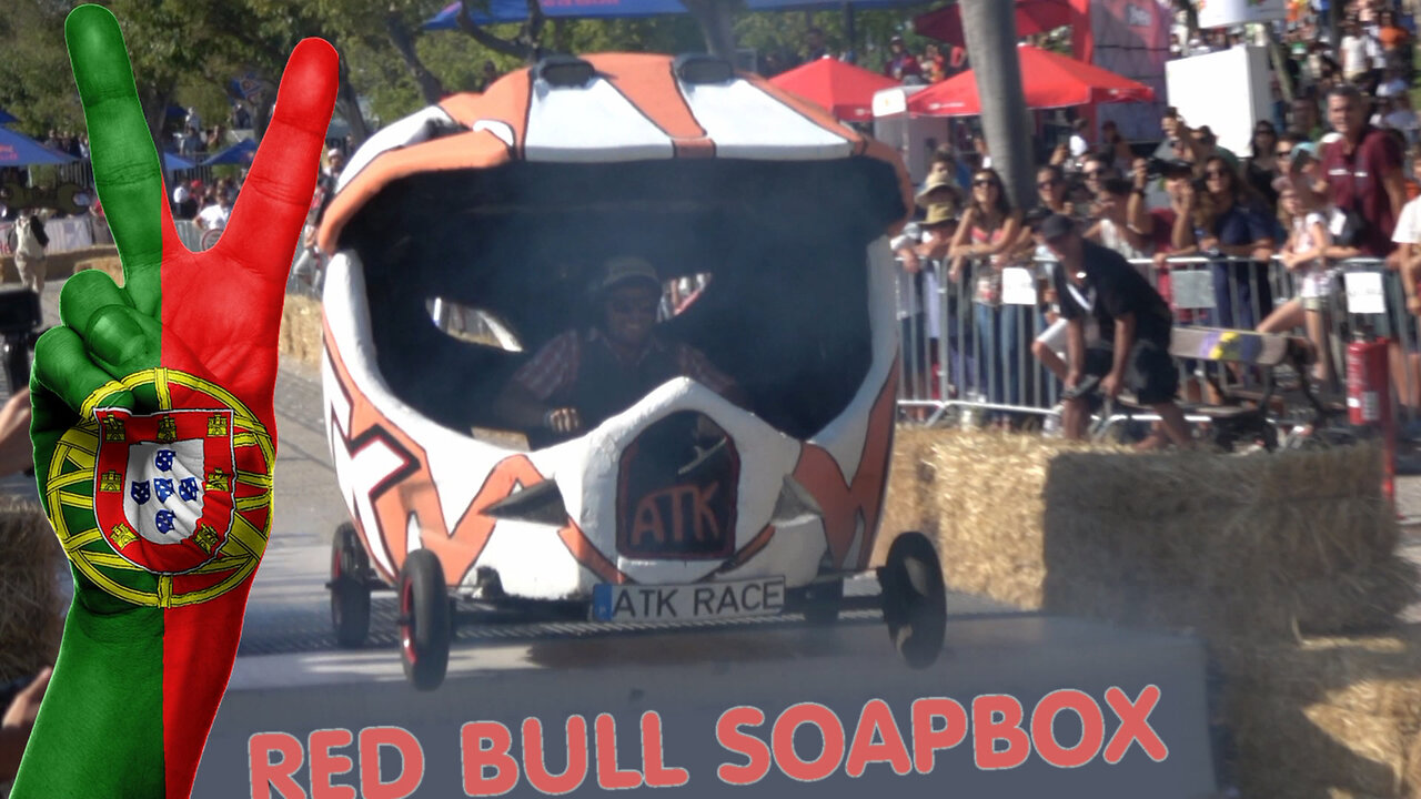 INSANE Red Bull Soapbox Race in Portugal! 😂 Fast Cars, Big Fails & Wild Action!