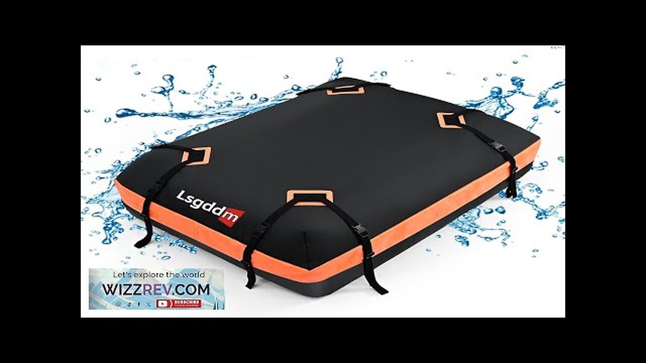 Car Top Carrier Waterproof Soft-Shell Roof Bag 15 Cubic Feet Rooftop Luggage Review