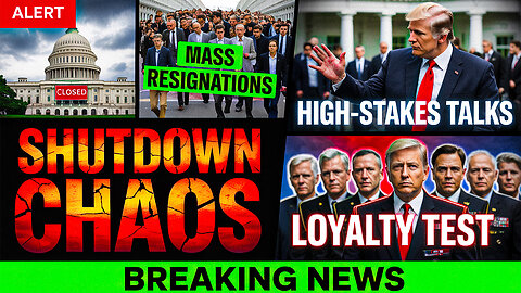 Shutdown Chaos, Mass Resignations, Trump Meets Netanyahu & Generals, Wall Street Rises