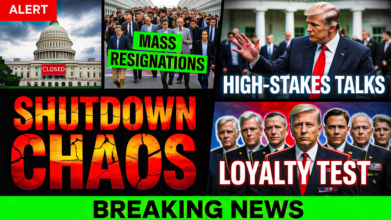 Shutdown Chaos, Mass Resignations, Trump Meets Netanyahu & Generals, Wall Street Rises