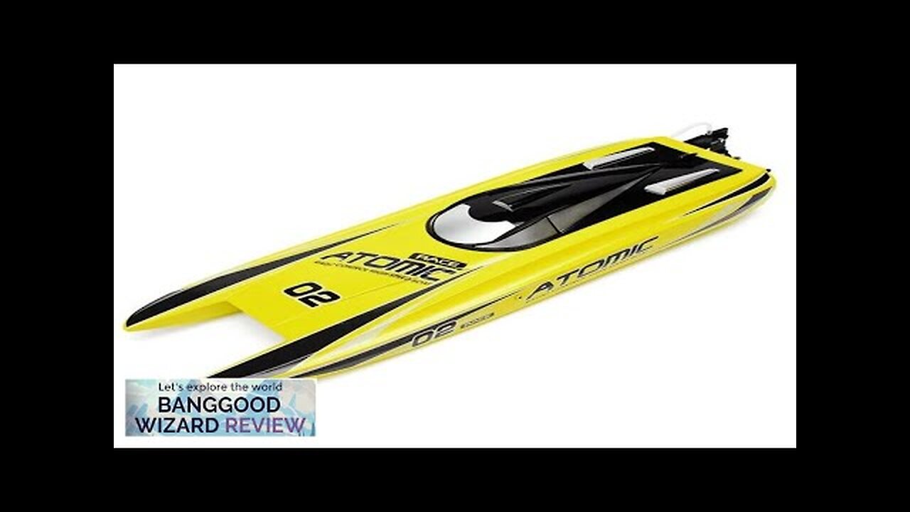 Volantex V792-4 70cm ATOMIC 2.4G Brushless RTR 60km/h Boat Review