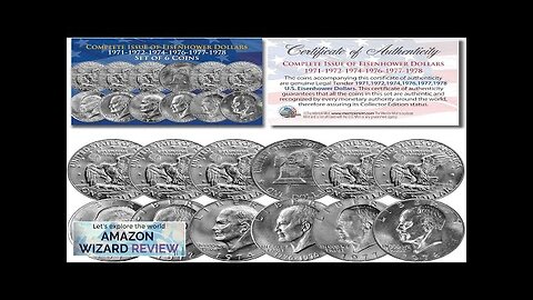 Eisenhower IKE Dollars 6-Coin Set Complete Set of All Years 1971-1978 Review