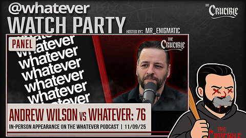 WATCH PARTY! Andrew Wilson vs Whatever 76 | in-person appearance (11/09/25)