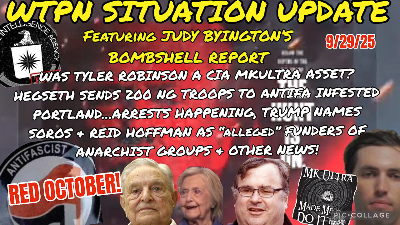 WTPN ~ Judy Byington ~ Situation Update ~ 9-29-25 ~ Trump Return ~ Restored Republic via a GCR