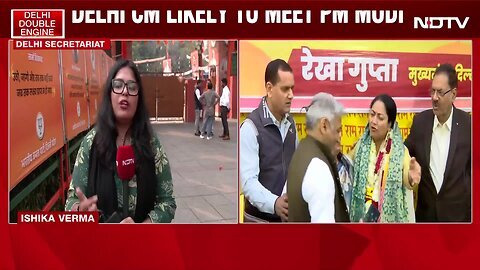 Rekha Gupta News _ Delhi Chief Minister Rekha Gupta To Chair Meet On Potholes