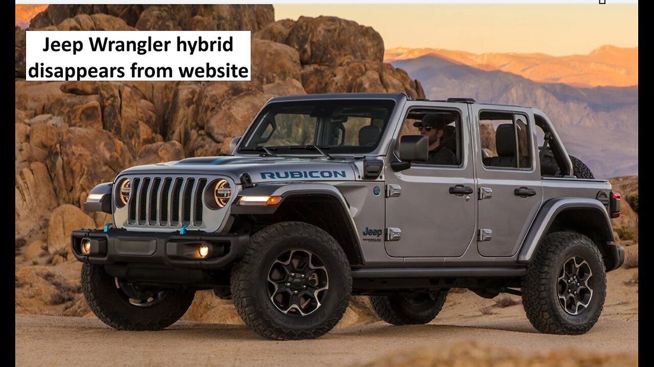 Jeep pulls wrangler hybrid removed from website