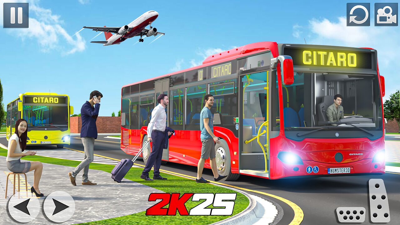 Bus Simulator 2025 City Coach Driving Realistic Bus Game - Android Gameplay