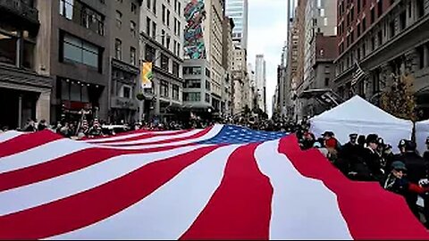 Thousands of service members march in New York City Veterans Day Parade