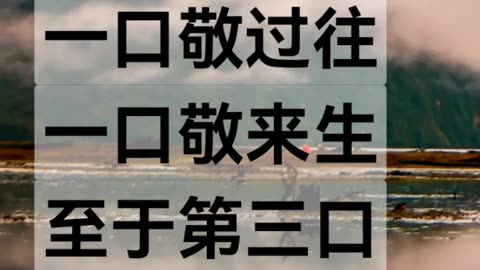 月光照在忧愁河上，我手拿一瓶天子笑。一口敬过往，一口敬来生，至于第三口，我要醉生梦死这一刻。The moonlight shines on the river of sorrow……