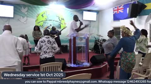 Wednesday service 1st Oct 2025