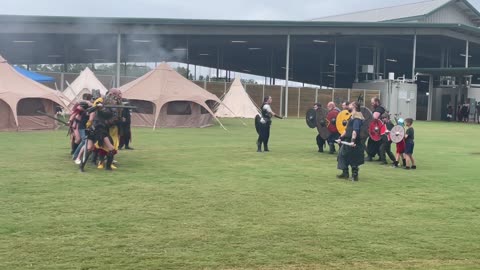 Viking Battle Practice