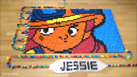 BRAWL STARS MADE FROM 35,000 DOMINOES!