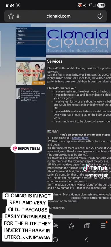 Clonaid - Cloning Humans