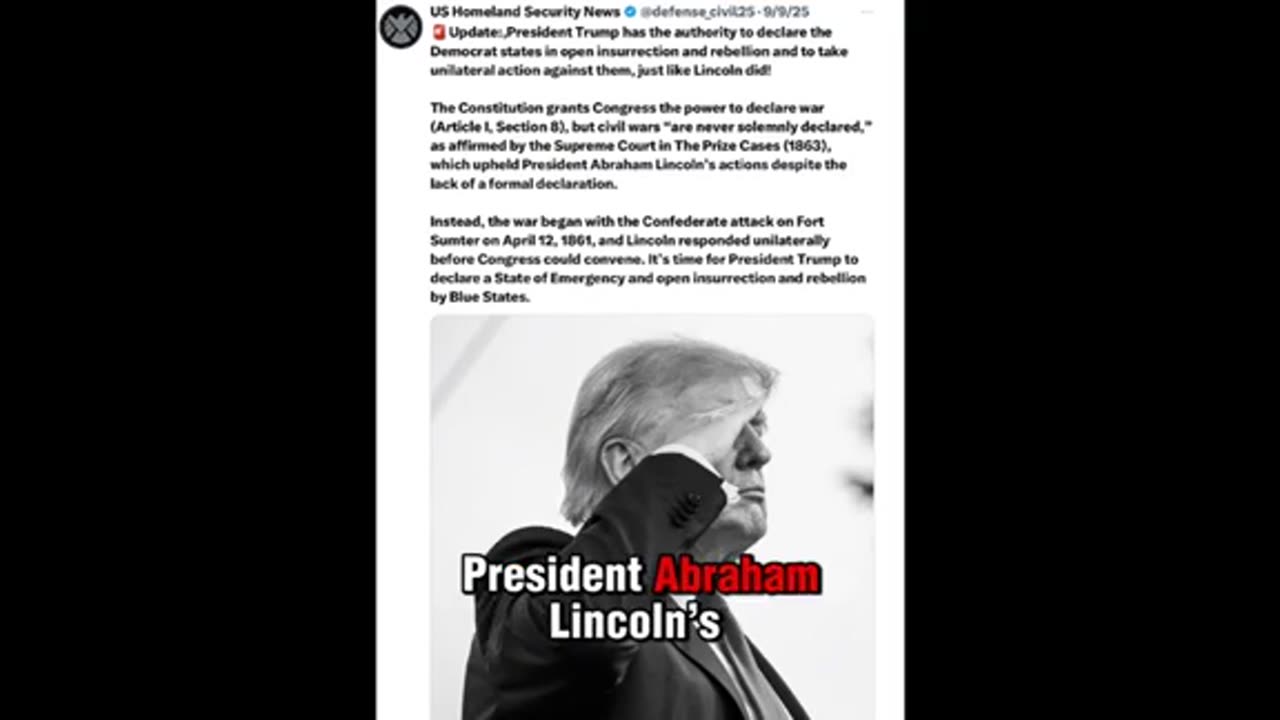 Trump and insurrection ..