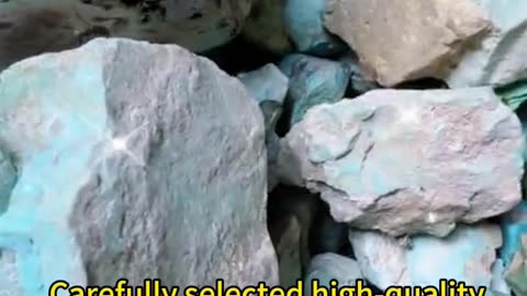 250121-5 Carefully selected high-quality natural original turquoise wool materials