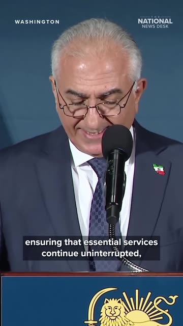 The National Desk - Exiled prince of Iran says the Islamic Republic is close to collapsing