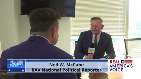 RAV'S NEIL MCCABE TALKS WITH DIR OF FEDERAL HOUSING AGENCY WILLIAM J. PULTE