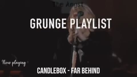 Grunge 90s playlist